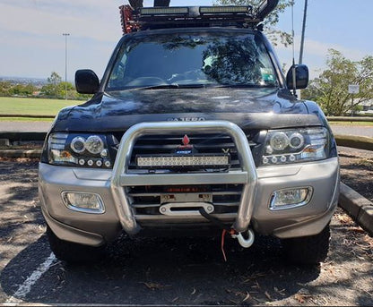 Mitsubishi Pajero NM NP Hidden Winch Cradle