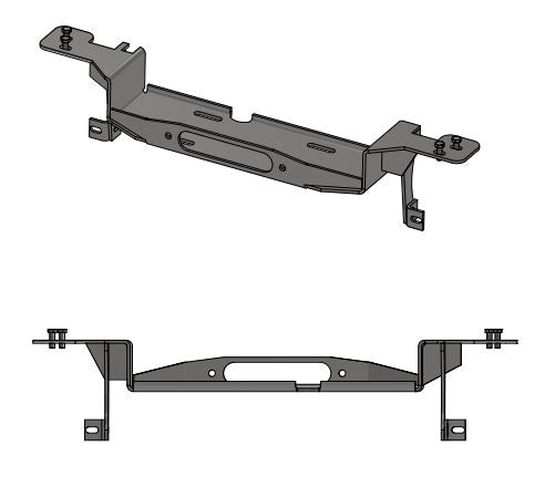 Mitsubishi Pajero Hidden Winch Cradle