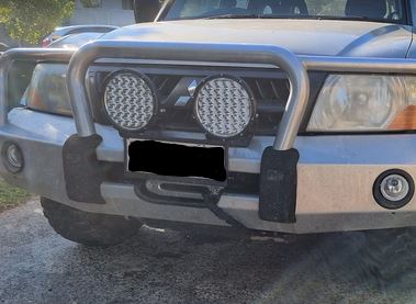 Mitsubishi Pajero NM NP Hidden Winch Cradle