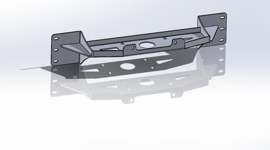 Nissan Patrol Y62 2010+ Hidden Winch Cradle