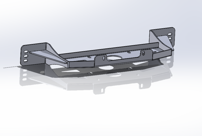 Toyota LC150 Prado 2019+ Hidden Winch Cradle